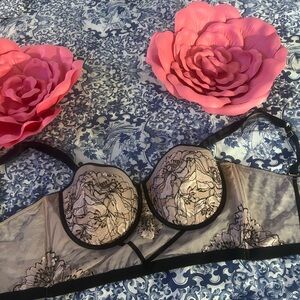 Auden Black Lace Bra Intimates & Sleepwear